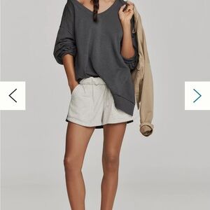 Pilcro Gray V-Neck Sweater